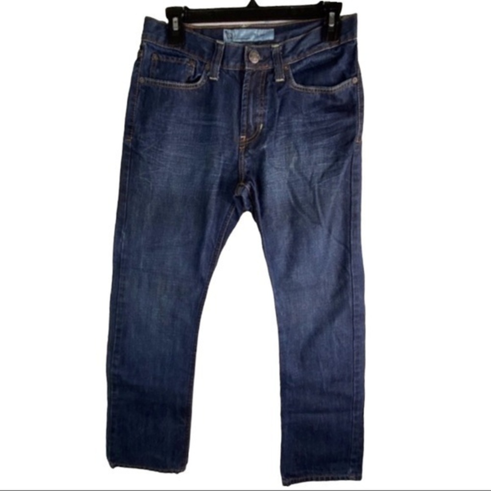B‎ by Bullhead Mens Jeans Slim Leg Denim Dark Blue Wash Jeans